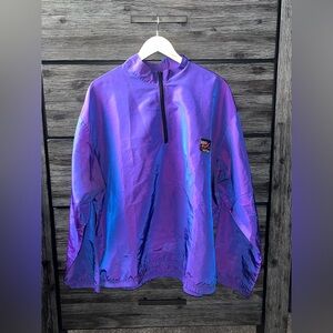 Surf Style Purple and Blue Windbreaker